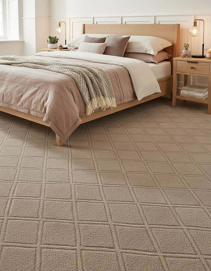 Plush Geometric Carpet