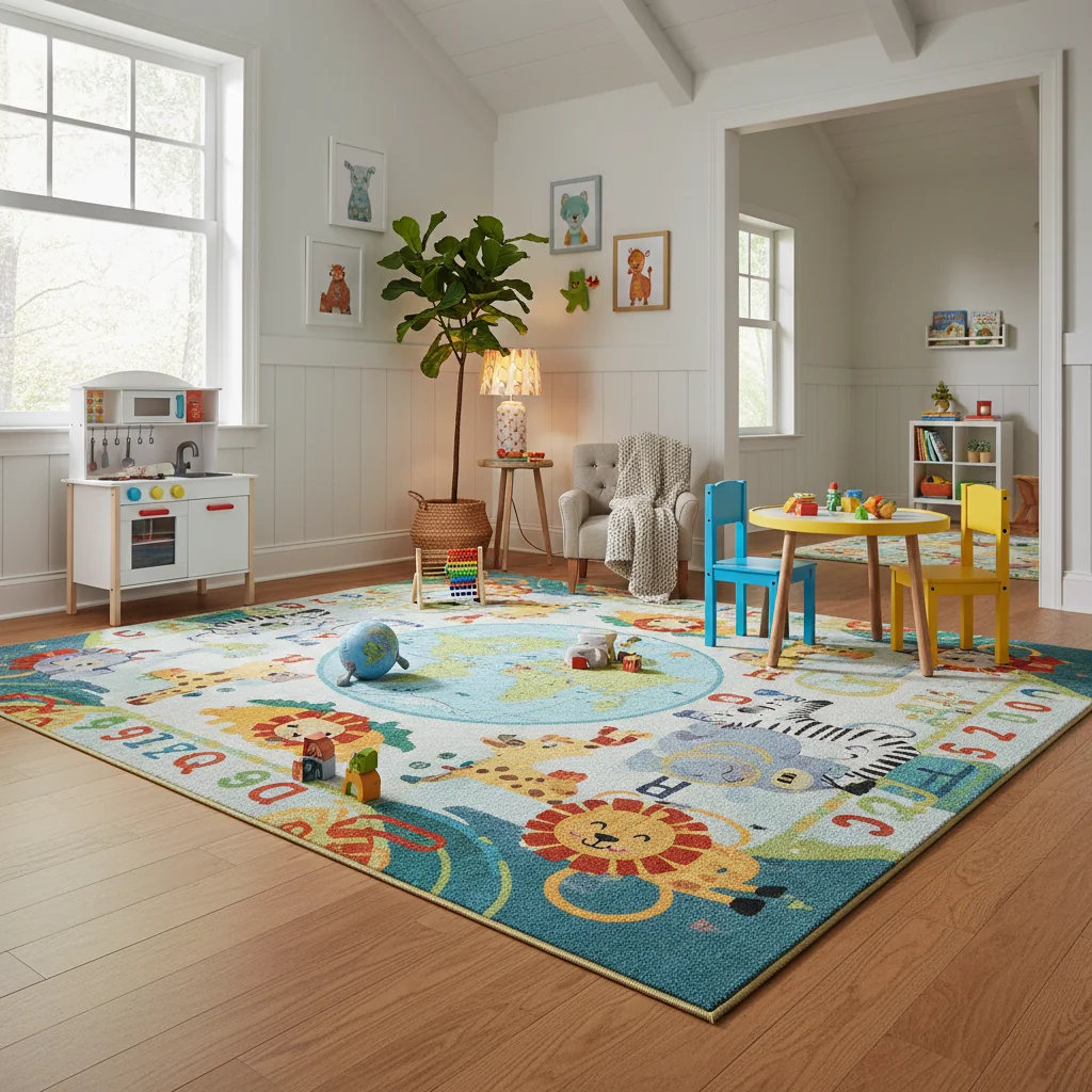 Educational Animal Rug